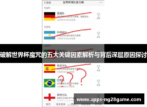 破解世界杯魔咒的五大关键因素解析与背后深层原因探讨